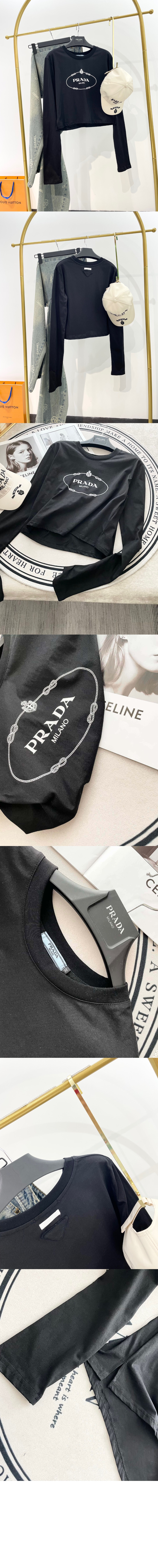 미러급레플리카사이트 | 명품레플리카 전문 쇼핑몰  | 퍼스트원 - 프린트 저지 티셔츠 > 프라다