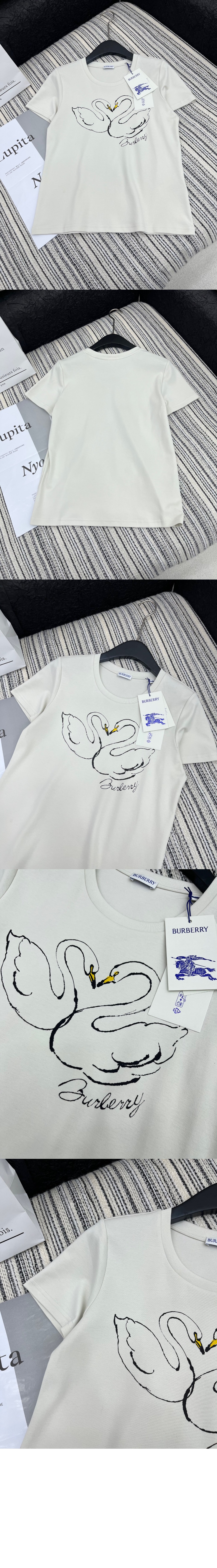 미러급레플리카사이트 | 명품레플리카 전문 쇼핑몰  | 퍼스트원 - 스완 코튼 박시 티셔츠 > 버버리