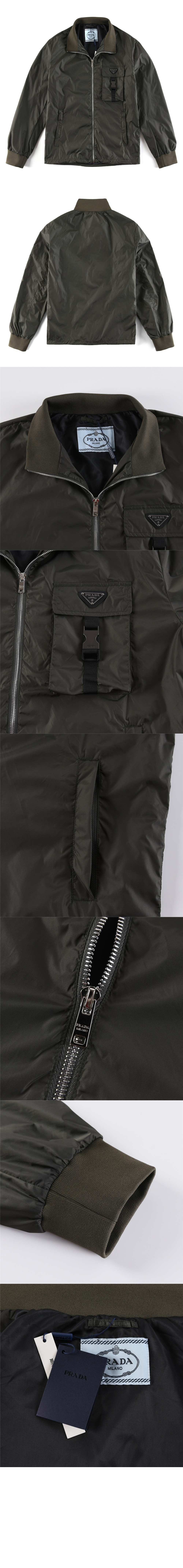 미러급레플리카사이트 | 명품레플리카 전문 쇼핑몰  | 퍼스트원 - 로고 집업 자켓 > 프라다