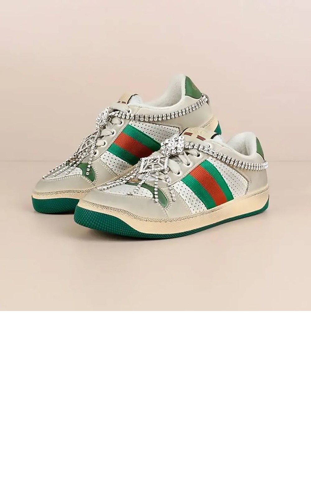 미러급레플리카사이트 | 명품레플리카 전문 쇼핑몰  | 퍼스트원 - 크리스탈 러너 여성 스니커즈 스크리너 570903 > 구찌