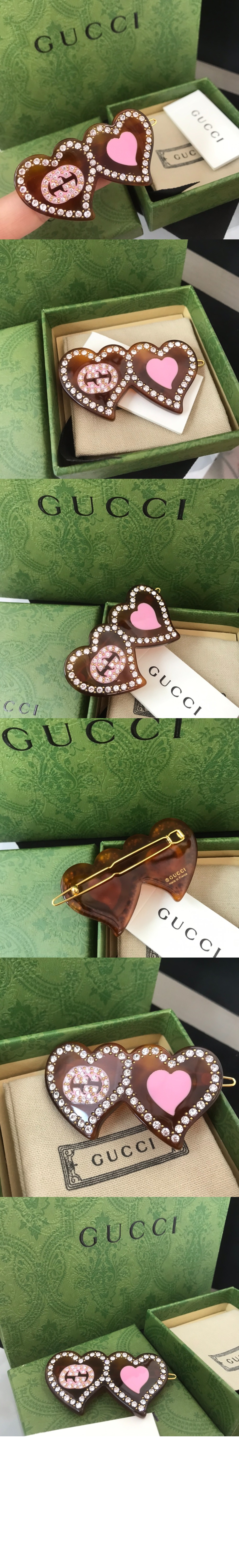 미러급레플리카사이트 | 명품레플리카 전문 쇼핑몰  | 퍼스트원 - 쌍심 더블 G 머리핀 679030 > 구찌