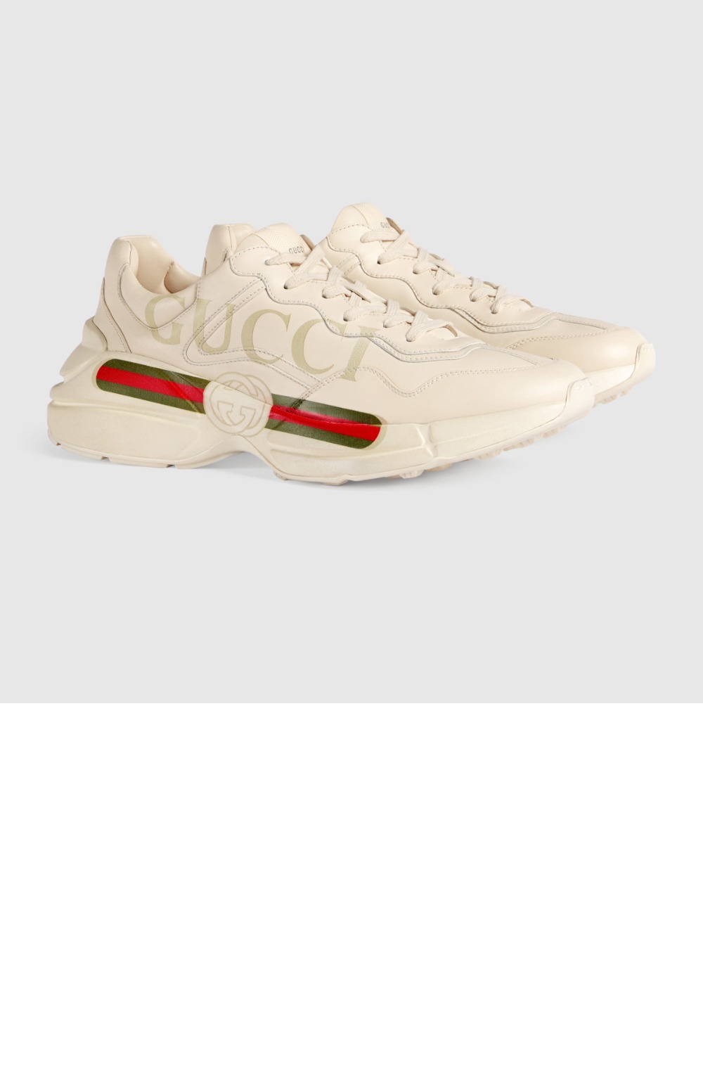 미러급레플리카사이트 | 명품레플리카 전문 쇼핑몰  | 퍼스트원 - 롸이톤 로고 레더 스니커즈 500877 > 구찌