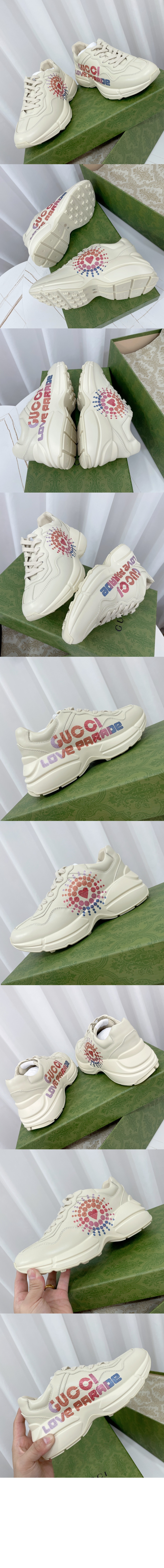 미러급레플리카사이트 | 명품레플리카 전문 쇼핑몰  | 퍼스트원 - 라이톤 러브 퍼레이드 스니커즈 703809 > 구찌