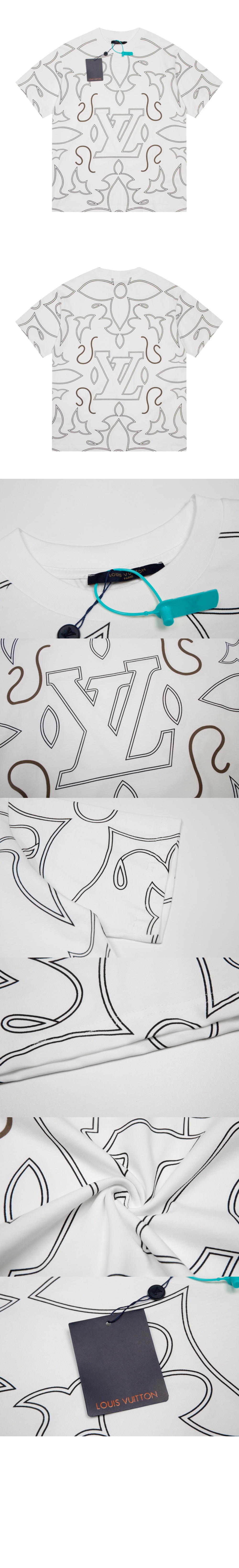 미러급레플리카사이트 | 명품레플리카 전문 쇼핑몰  | 퍼스트원 - 엠브로이더드 코튼 티셔츠 > 루이비통