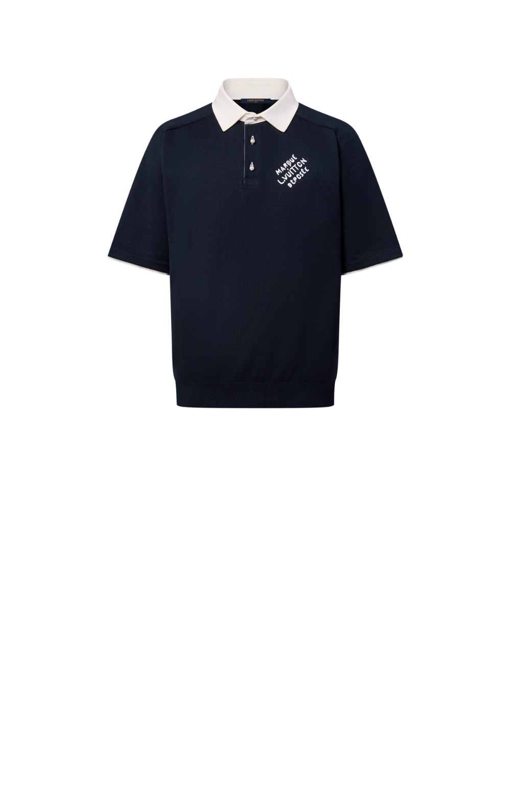 미러급레플리카사이트 | 명품레플리카 전문 쇼핑몰  | 퍼스트원 - 엠브로이더드 쇼트 슬리브드 코튼 블렌드 폴로 셔츠 > 루이비통