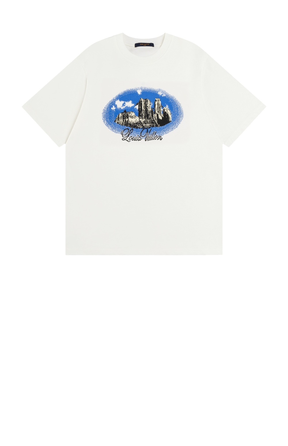 미러급레플리카사이트 | 명품레플리카 전문 쇼핑몰  | 퍼스트원 - 그래픽 쇼트 슬리브드 코튼 크루넥 > 루이비통