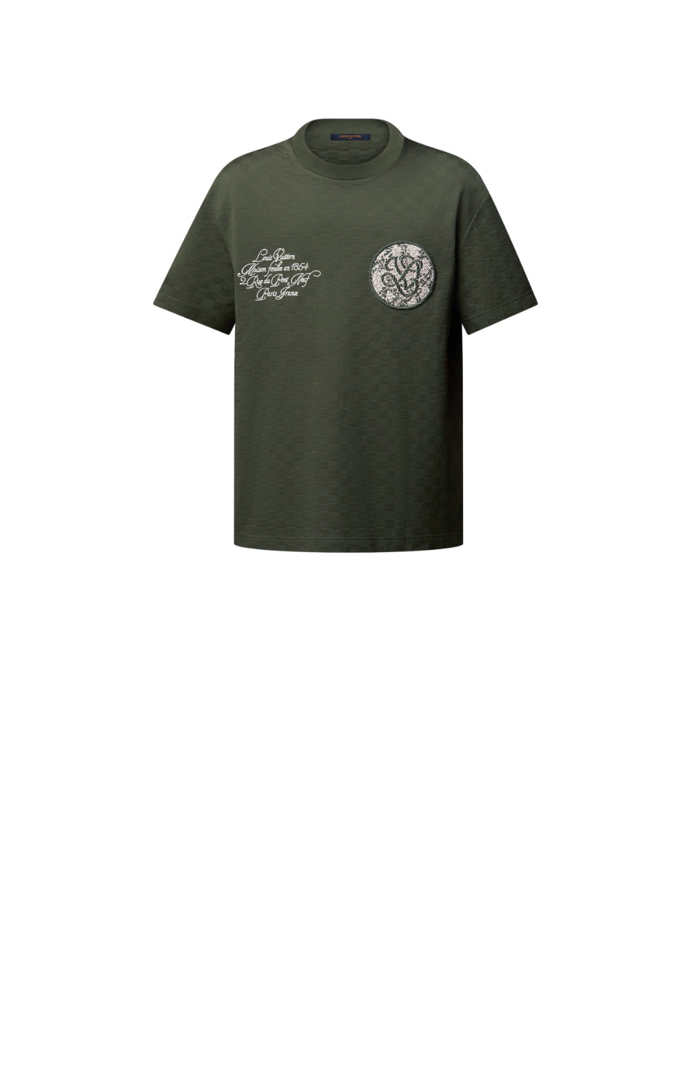 미러급레플리카사이트 | 명품레플리카 전문 쇼핑몰  | 퍼스트원 - 다미에 니트 코튼 반팔 티셔츠 > 루이비통