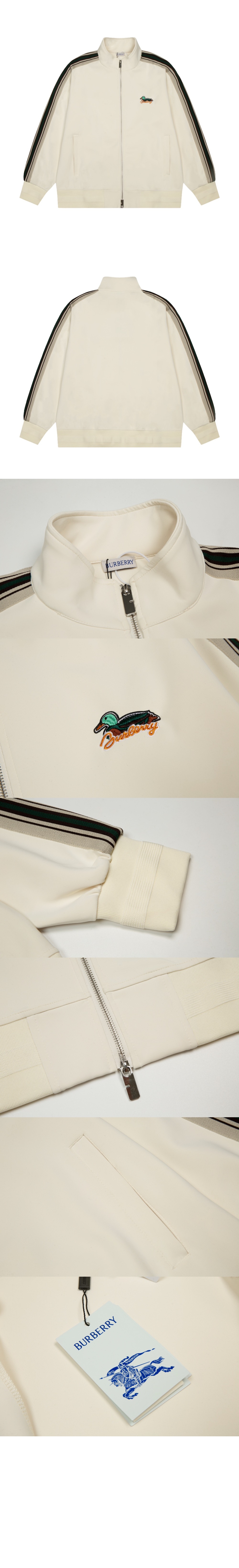 미러급레플리카사이트 | 명품레플리카 전문 쇼핑몰  | 퍼스트원 - 스트라이프 저지 트랙 재킷 > 버버리