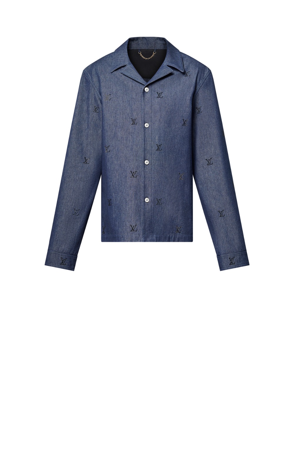 미러급레플리카사이트 | 명품레플리카 전문 쇼핑몰  | 퍼스트원 - 엠벨리시드 데님 파자마 셔츠 > 루이비통