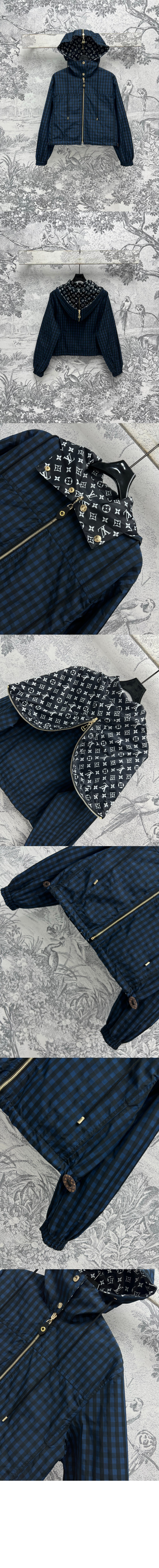 미러급레플리카사이트 | 명품레플리카 전문 쇼핑몰  | 퍼스트원 - 후디드 체크 재킷 > 루이비통