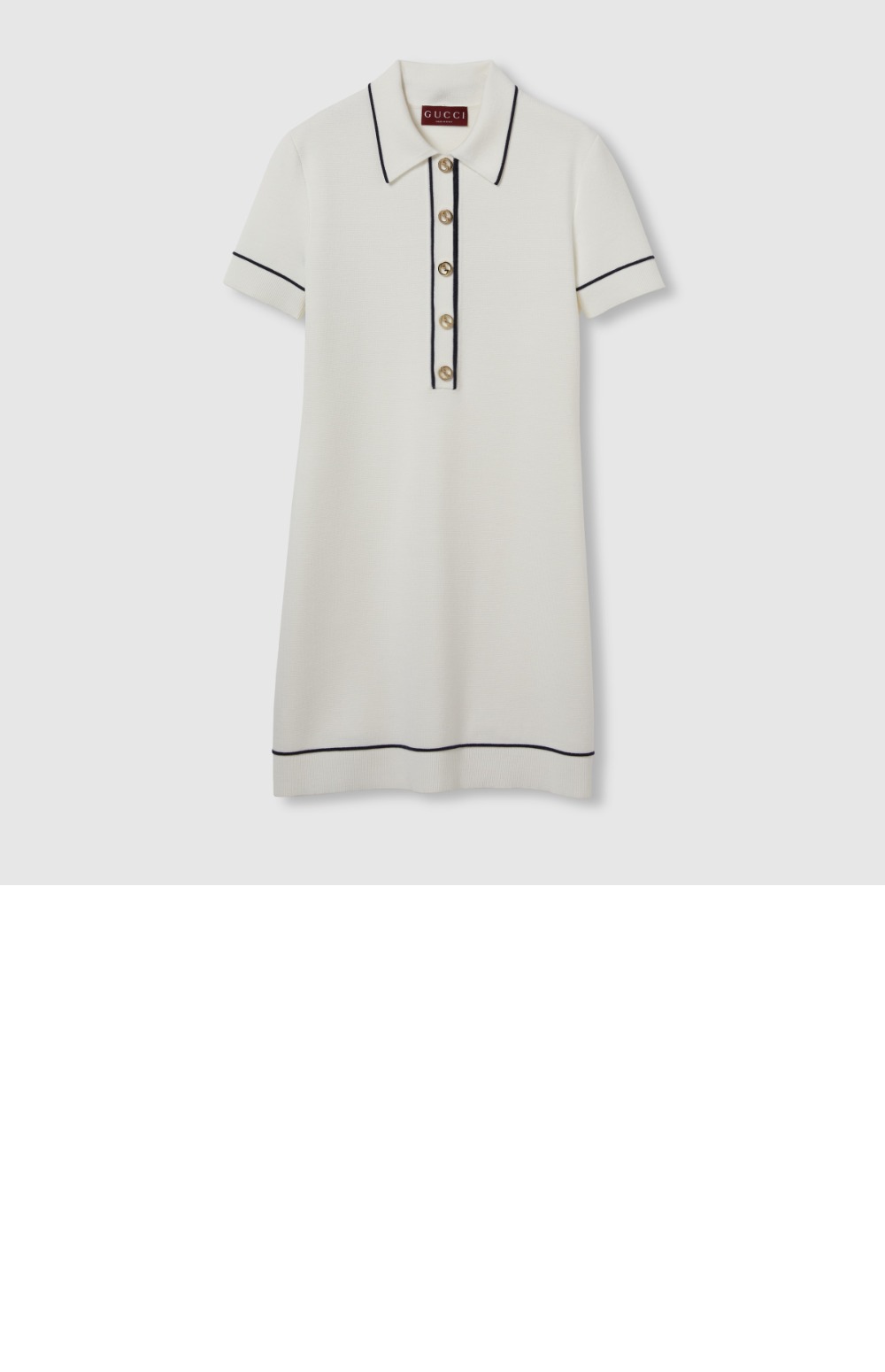 미러급레플리카사이트 | 명품레플리카 전문 쇼핑몰  | 퍼스트원 - 파인 울 폴로 드레스 > 구찌