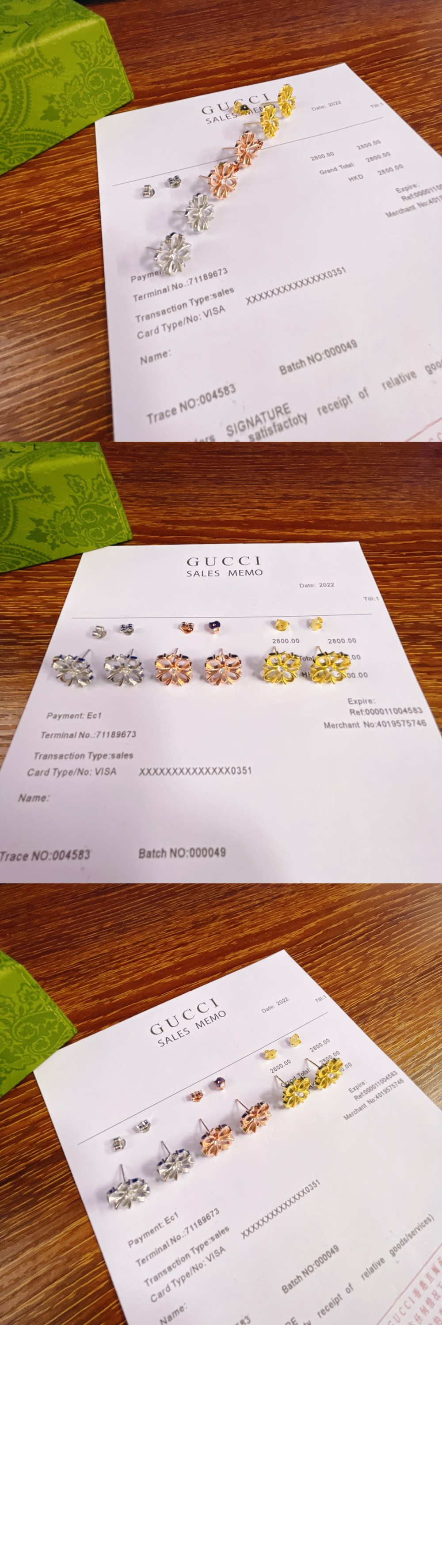 미러급레플리카사이트 | 명품레플리카 전문 쇼핑몰  | 퍼스트원 - 귀걸이 796248 > 구찌