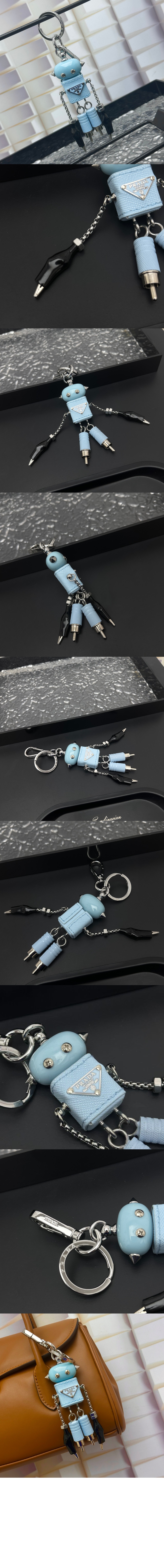 미러급레플리카사이트 | 명품레플리카 전문 쇼핑몰  | 퍼스트원 - Robot 사피아노 가죽 백 참 2TR101 > 프라다