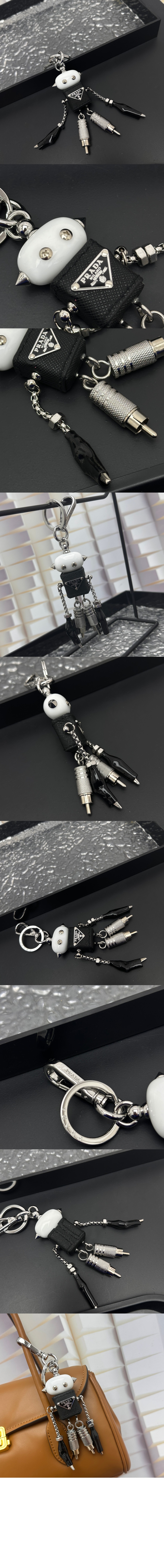 미러급레플리카사이트 | 명품레플리카 전문 쇼핑몰  | 퍼스트원 - Robot 사피아노 가죽 백 참 2TR101 > 프라다