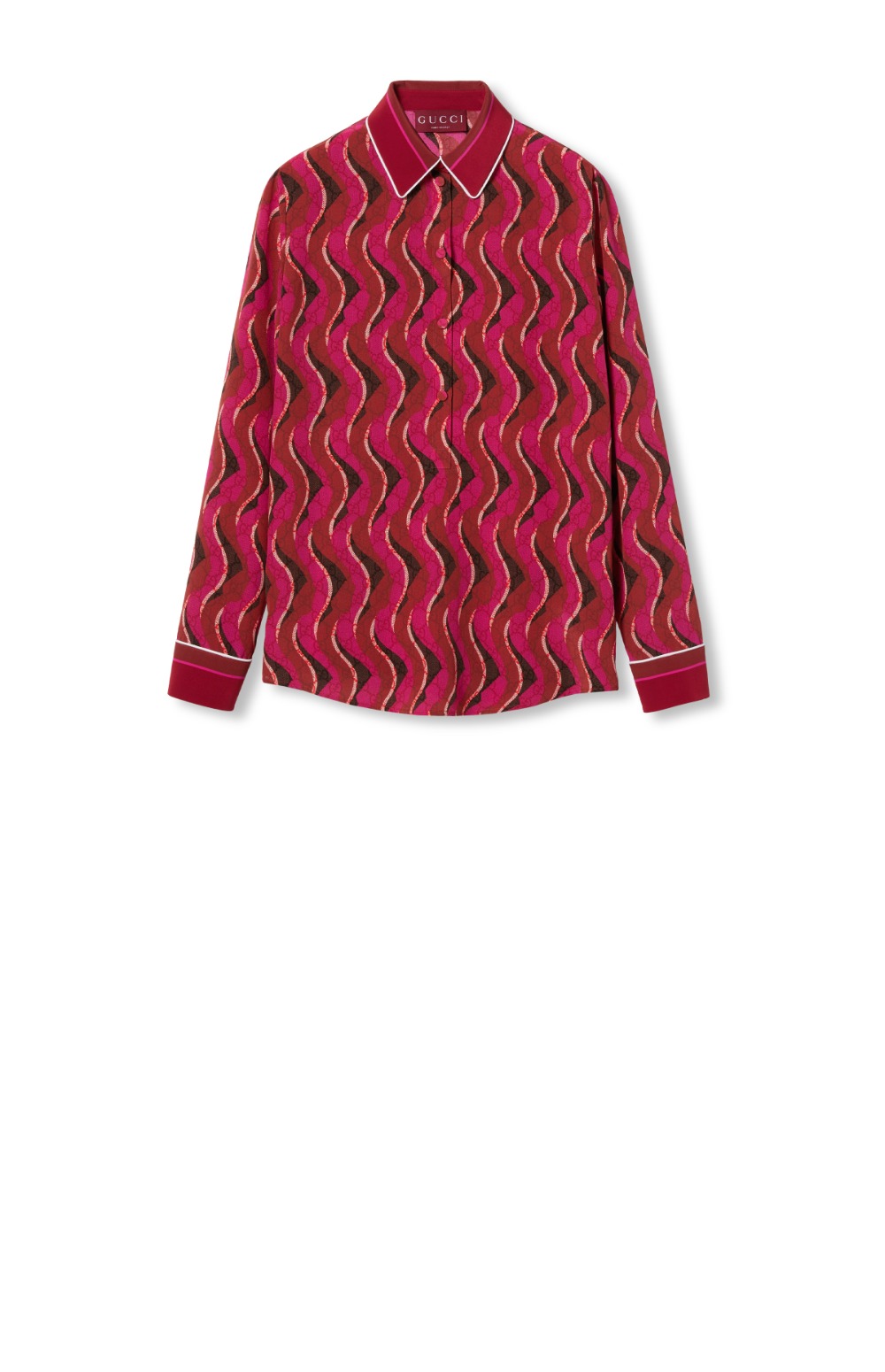 미러급레플리카사이트 | 명품레플리카 전문 쇼핑몰  | 퍼스트원 - 로고 프린트 셔츠 톱 > 구찌