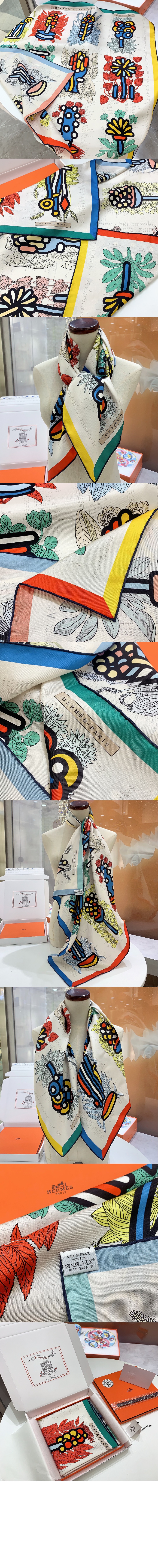 미러급레플리카사이트 | 명품레플리카 전문 쇼핑몰  | 퍼스트원 - Botanica Grafica 더블 페이스 스카프 90 > 에르메스