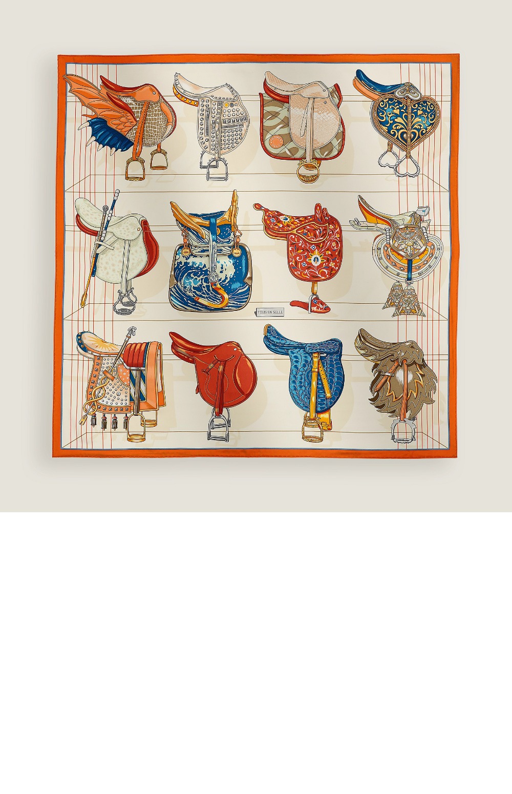 미러급레플리카사이트 | 명품레플리카 전문 쇼핑몰  | 퍼스트원 - Tous en Selle 스카프 90 > 에르메스