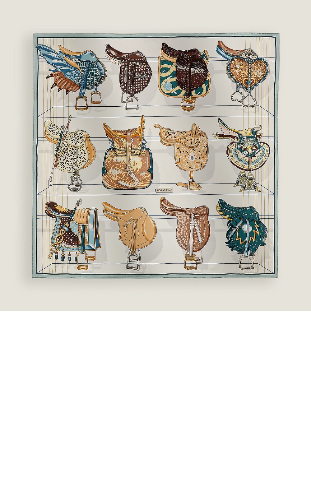 미러급레플리카사이트 | 명품레플리카 전문 쇼핑몰  | 퍼스트원 - Tous en Selle 스카프 90 > 에르메스