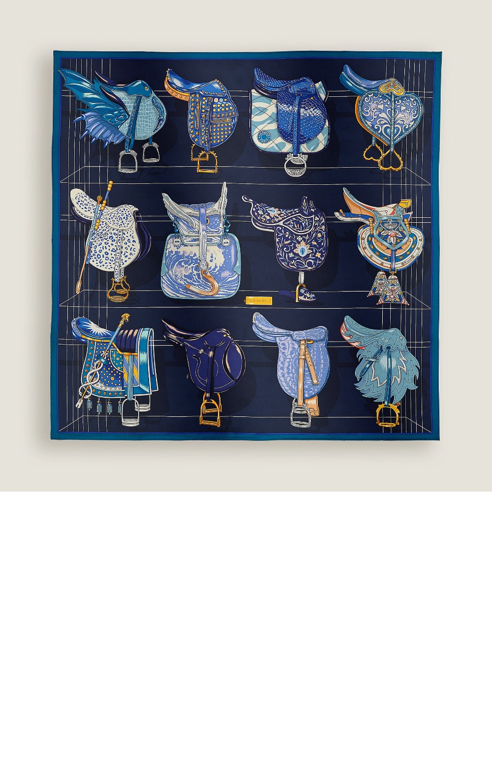 미러급레플리카사이트 | 명품레플리카 전문 쇼핑몰  | 퍼스트원 - Tous en Selle 스카프 90 > 에르메스