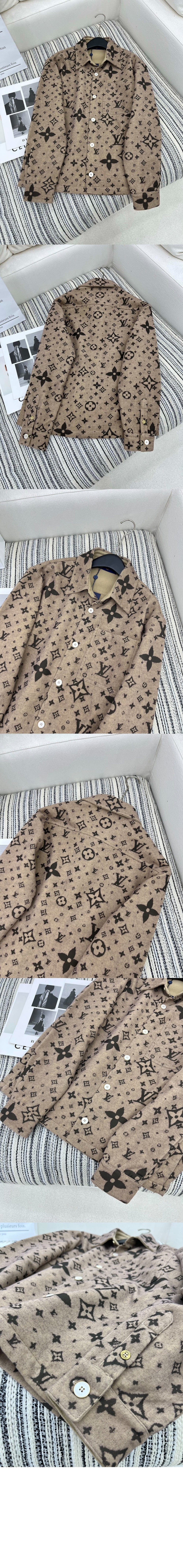 미러급레플리카사이트 | 명품레플리카 전문 쇼핑몰  | 퍼스트원 - 모노그램 더블 페이스 울, 실크 앤드 캐시미어 블렌드 오버셔츠 > 루이비통
