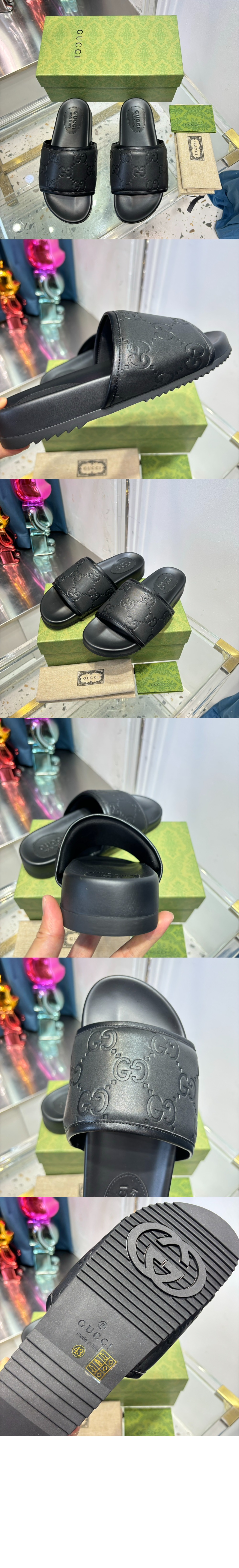 미러급레플리카사이트 | 명품레플리카 전문 쇼핑몰  | 퍼스트원 - GG 슬라이드 샌들 681880 > 구찌