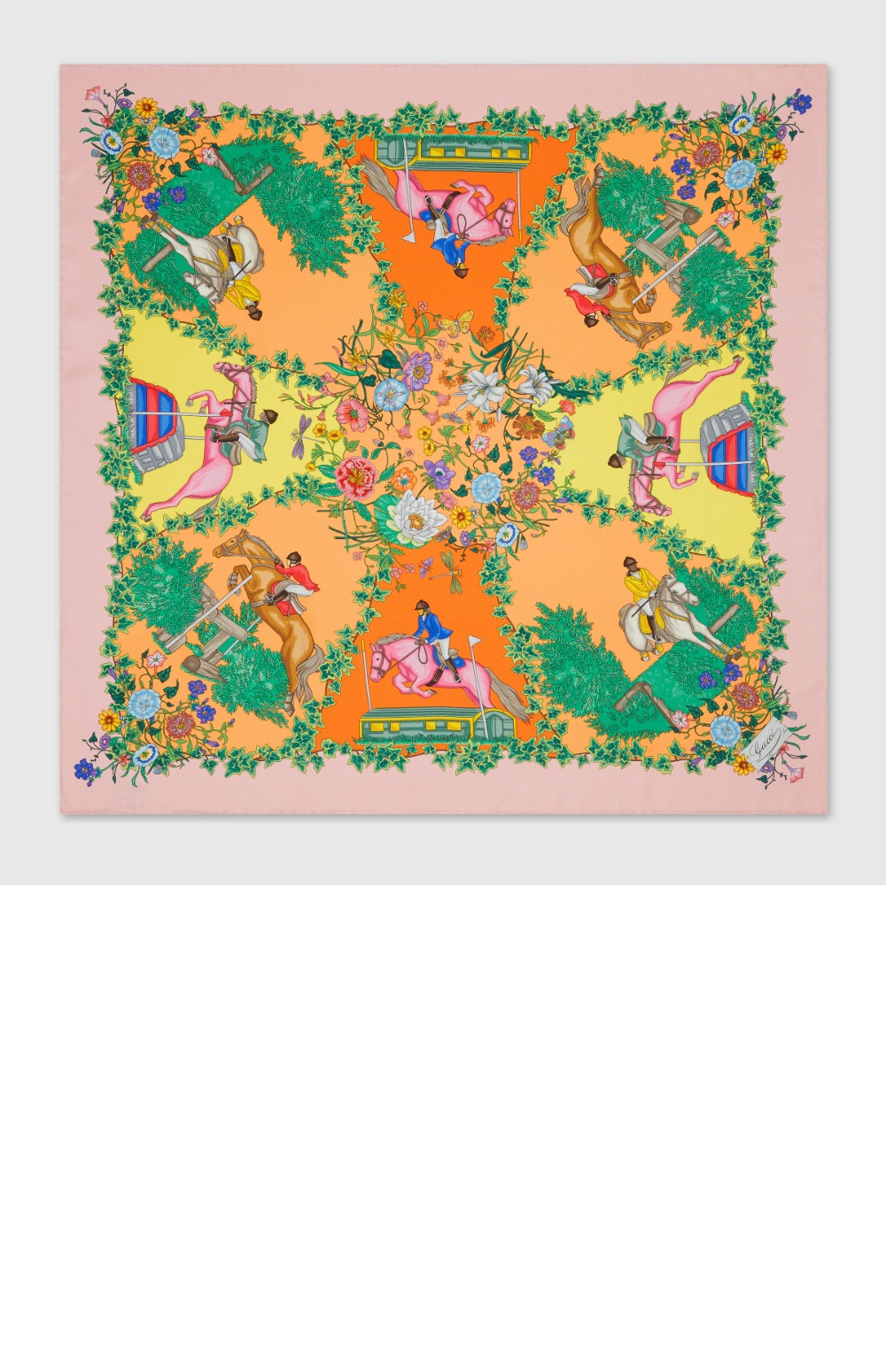 미러급레플리카사이트 | 명품레플리카 전문 쇼핑몰  | 퍼스트원 - 올오버 플로라 프린트 실크 까레 810870 > 구찌