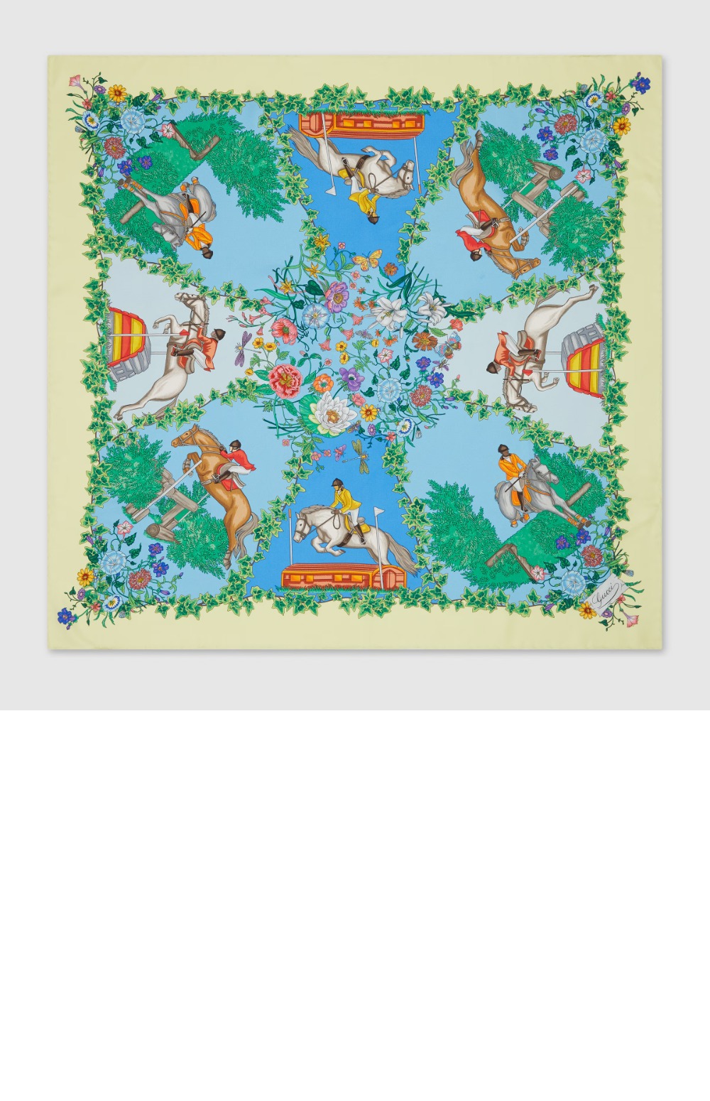 미러급레플리카사이트 | 명품레플리카 전문 쇼핑몰  | 퍼스트원 - 올오버 플로라 프린트 실크 까레 810870 > 구찌