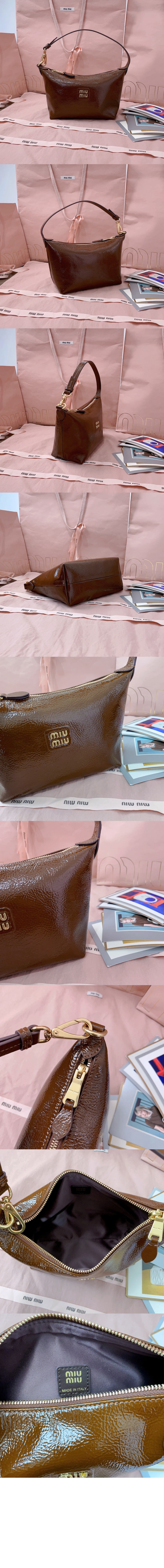 미러급레플리카사이트 | 명품레플리카 전문 쇼핑몰  | 퍼스트원 - 나플락 페이턴트 가죽 파우치 5NE841 > 미우미우