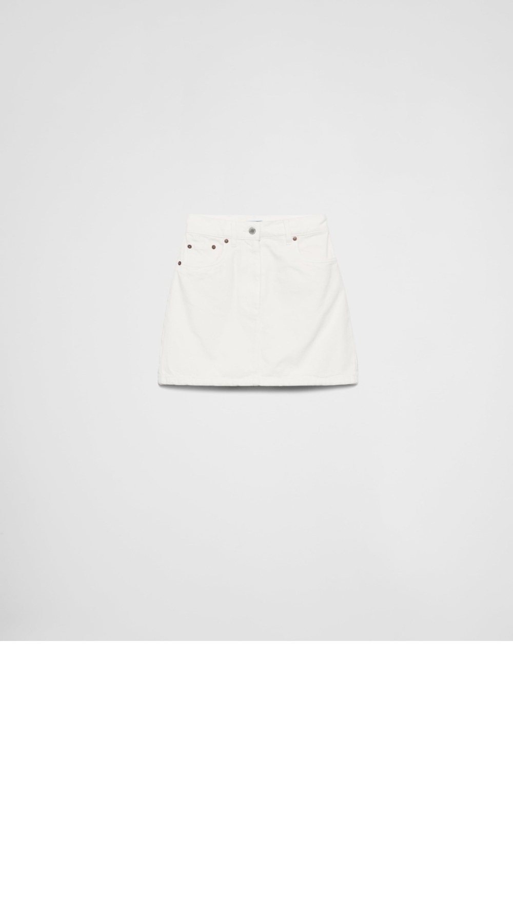 미러급레플리카사이트 | 명품레플리카 전문 쇼핑몰  | 퍼스트원 - 데님 미니스커트 > 프라다