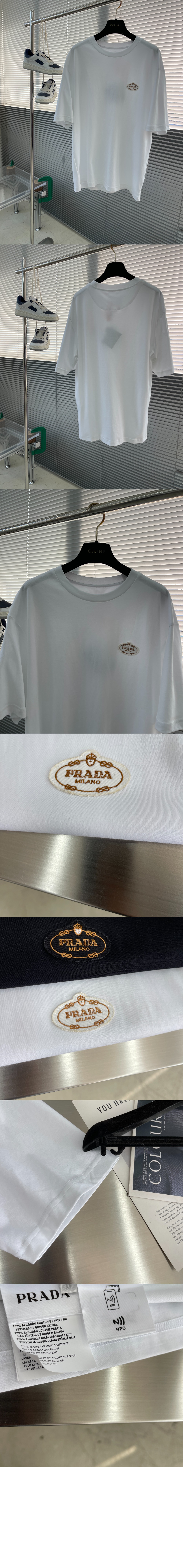 미러급레플리카사이트 | 명품레플리카 전문 쇼핑몰  | 퍼스트원 - 코튼 티셔츠 > 프라다