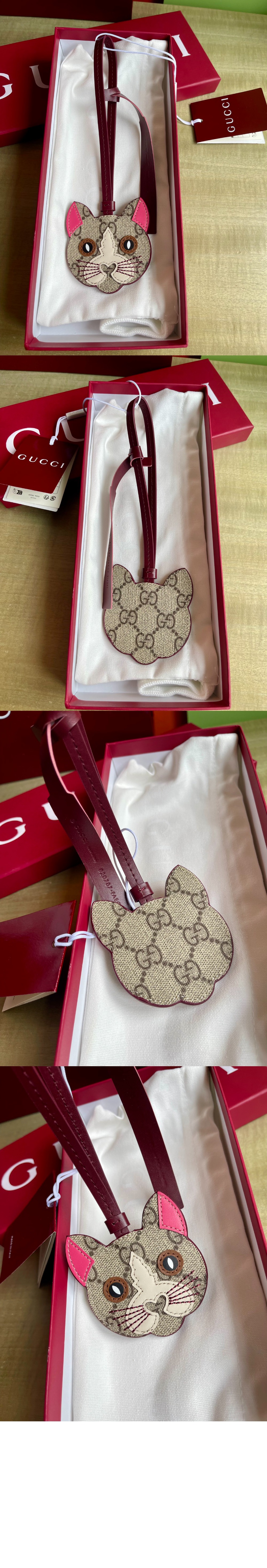 미러급레플리카사이트 | 명품레플리카 전문 쇼핑몰  | 퍼스트원 - 고양이 캐릭터 클러치 걸이 820787 > 구찌