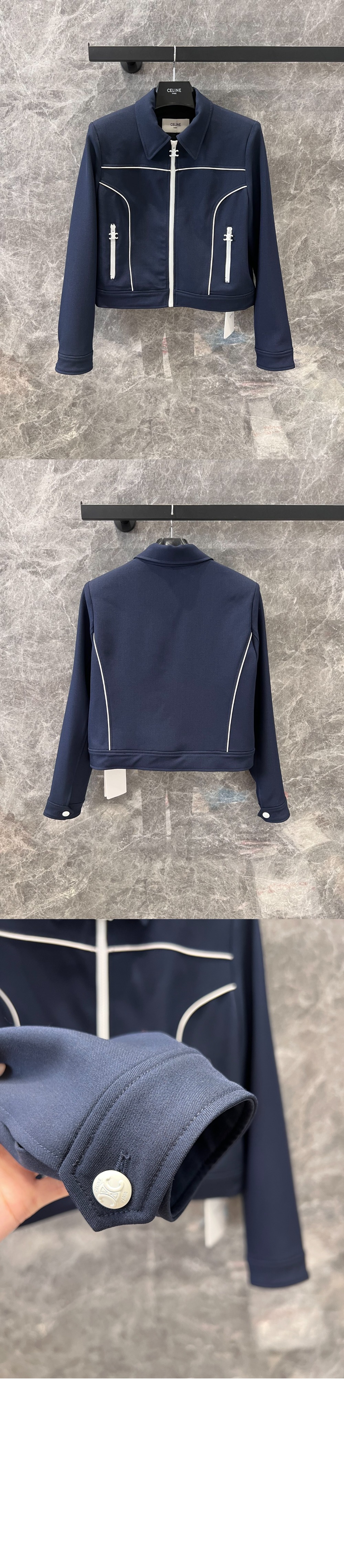 미러급레플리카사이트 | 명품레플리카 전문 쇼핑몰  | 퍼스트원 - 첼시 블루종 재킷 > 셀린느