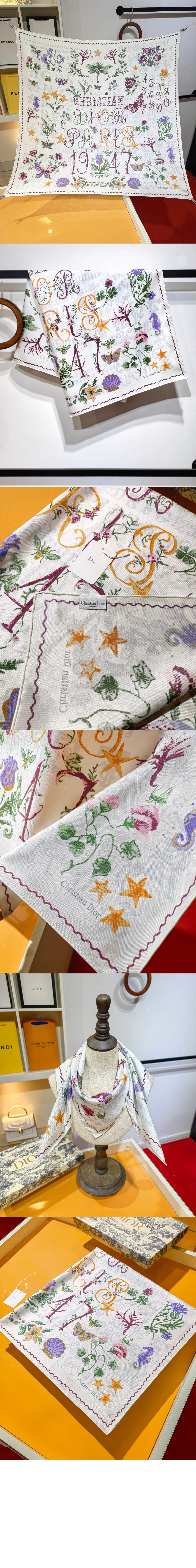 미러급레플리카사이트 | 명품레플리카 전문 쇼핑몰  | 퍼스트원 - Christian Dior 1947 90 스퀘어 스카프 51CRO > 디올