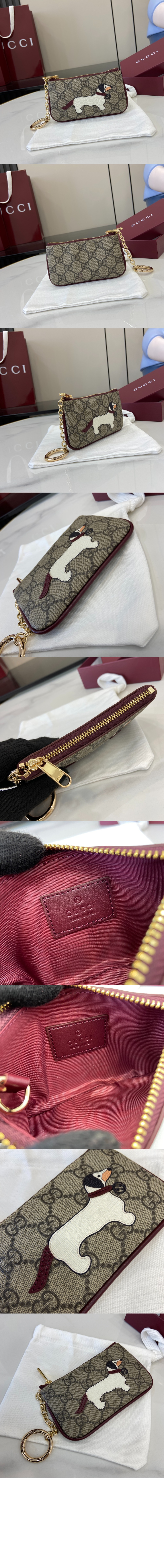 미러급레플리카사이트 | 명품레플리카 전문 쇼핑몰  | 퍼스트원 - 고양이 디테일의 GG 키 케이스 818768 > 구찌