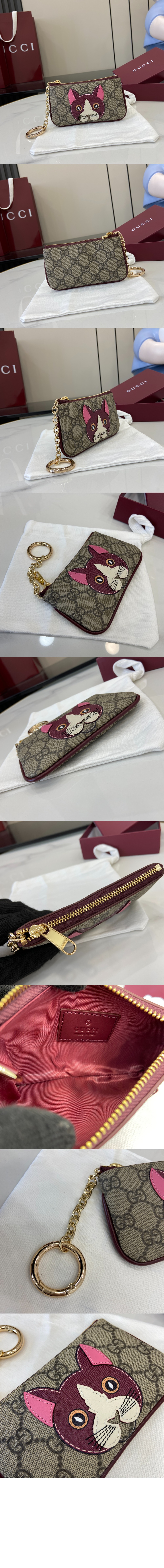 미러급레플리카사이트 | 명품레플리카 전문 쇼핑몰  | 퍼스트원 - 고양이 디테일의 GG 키 케이스 818768 > 구찌