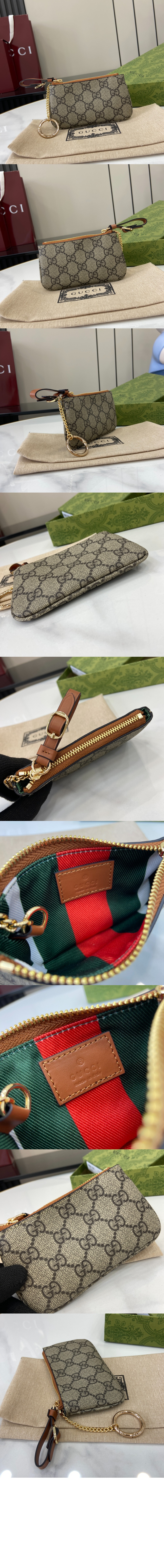 미러급레플리카사이트 | 명품레플리카 전문 쇼핑몰  | 퍼스트원 - GG 엠블럼 캔버스 키 케이스 819113 > 구찌