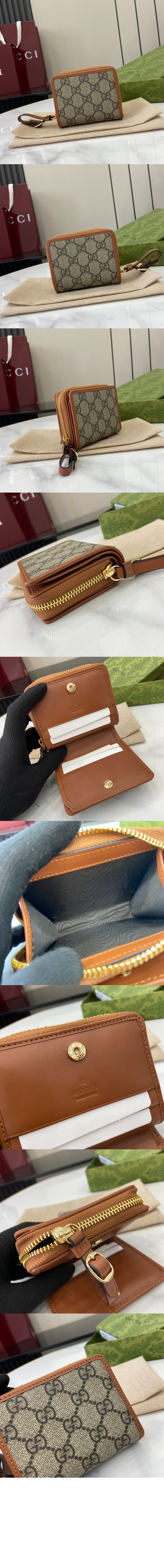 미러급레플리카사이트 | 명품레플리카 전문 쇼핑몰  | 퍼스트원 - GG 엠블럼 지퍼 미니 지갑 819131 > 구찌
