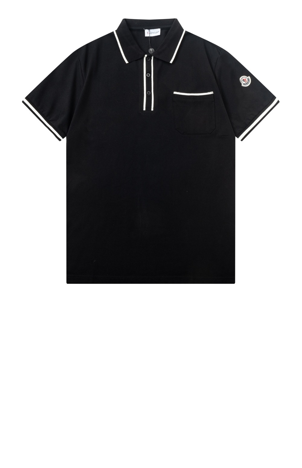 미러급레플리카사이트 | 명품레플리카 전문 쇼핑몰  | 퍼스트원 - 로고 패치 코튼 폴로 셔츠 > 몽클레어