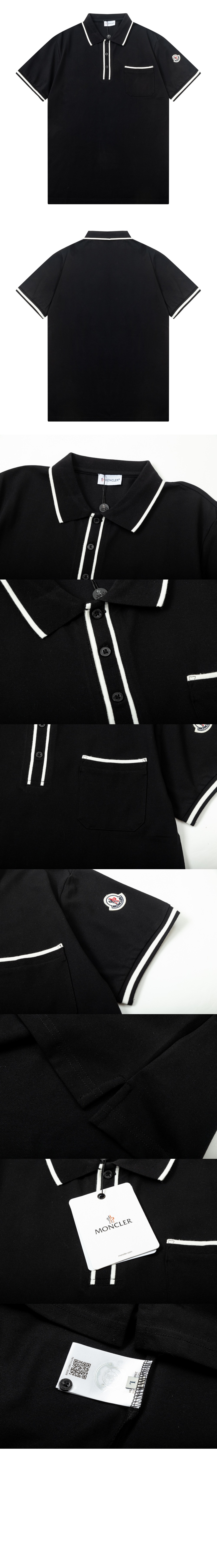 미러급레플리카사이트 | 명품레플리카 전문 쇼핑몰  | 퍼스트원 - 로고 패치 코튼 폴로 셔츠 > 몽클레어