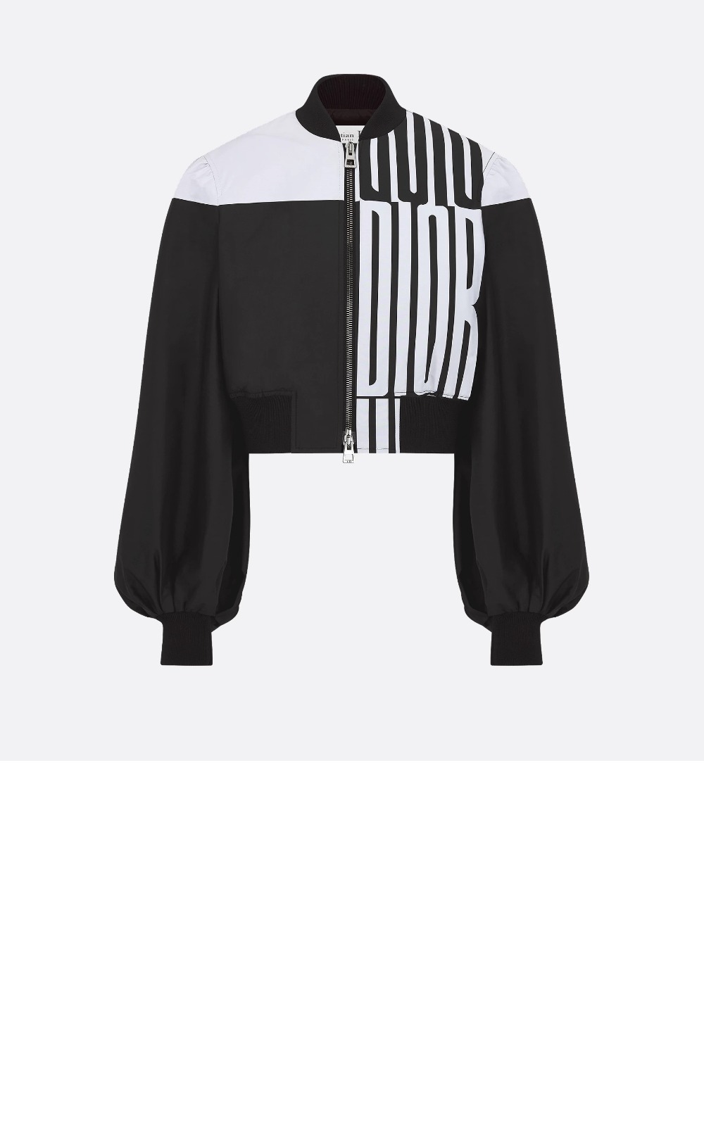 미러급레플리카사이트 | 명품레플리카 전문 쇼핑몰  | 퍼스트원 - 비숍 슬리브 크롭 봄버 재킷 > 디올