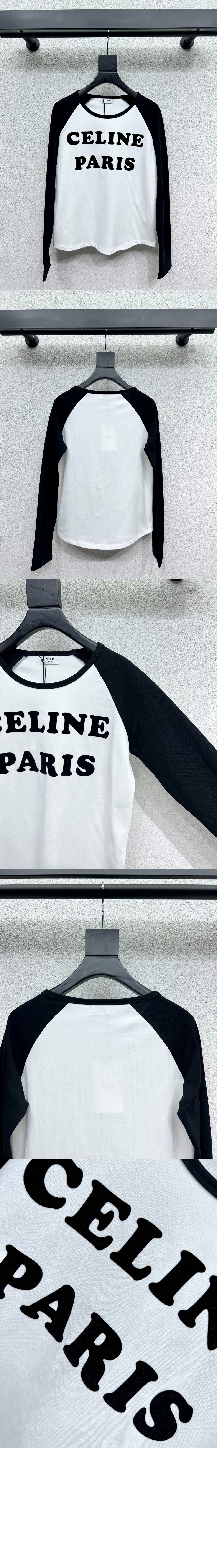 미러급레플리카사이트 | 명품레플리카 전문 쇼핑몰  | 퍼스트원 - 로고 레글런 긴팔 티셔츠 > 셀린느