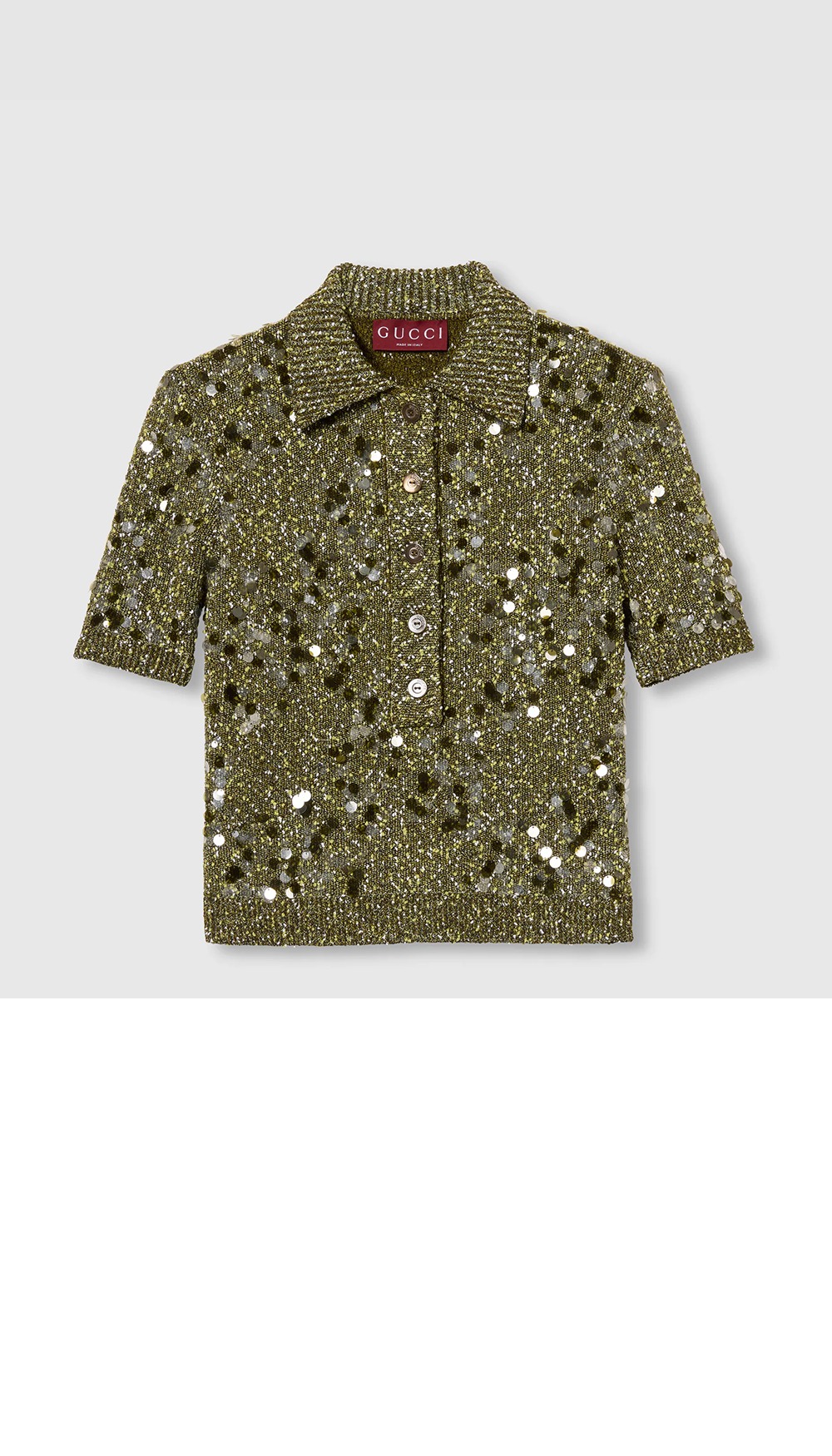 미러급레플리카사이트 | 명품레플리카 전문 쇼핑몰  | 퍼스트원 - 비스코스 트위드 블렌드 폴로 셔츠 > 구찌