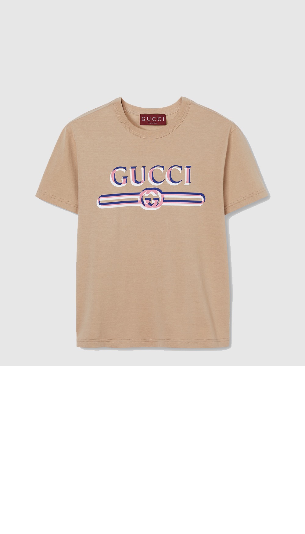 미러급레플리카사이트 | 명품레플리카 전문 쇼핑몰  | 퍼스트원 - 프린트 코튼 저지 티셔츠 > 구찌