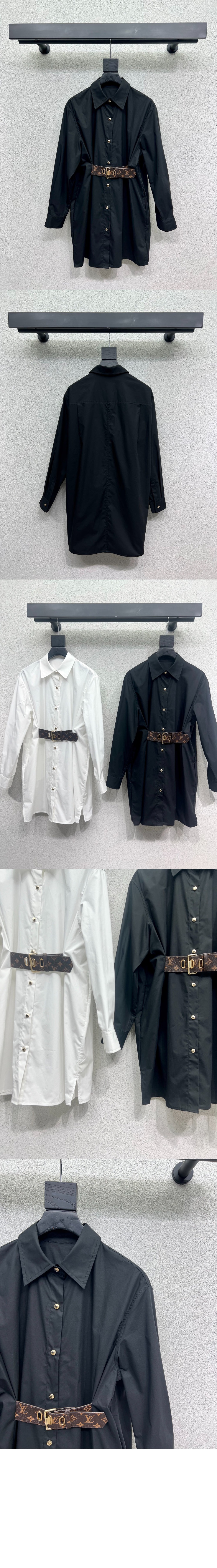 미러급레플리카사이트 | 명품레플리카 전문 쇼핑몰  | 퍼스트원 - 벨티드 셔츠 드레스 > 루이비통