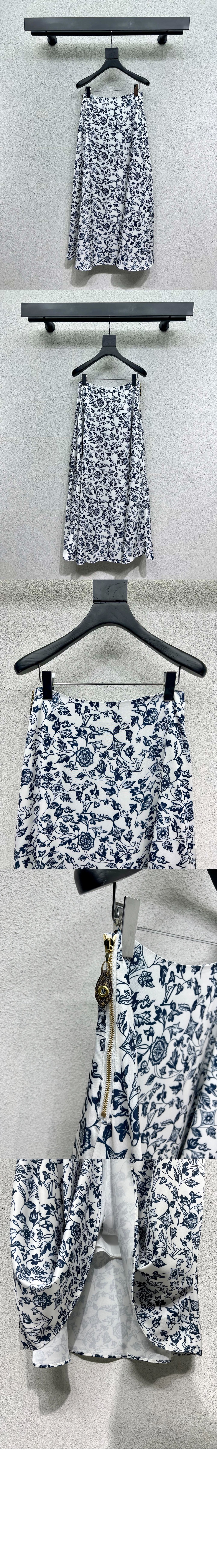 미러급레플리카사이트 | 명품레플리카 전문 쇼핑몰  | 퍼스트원 - 보태니컬 프린트의 플레어 맥시 스커트 > 루이비통