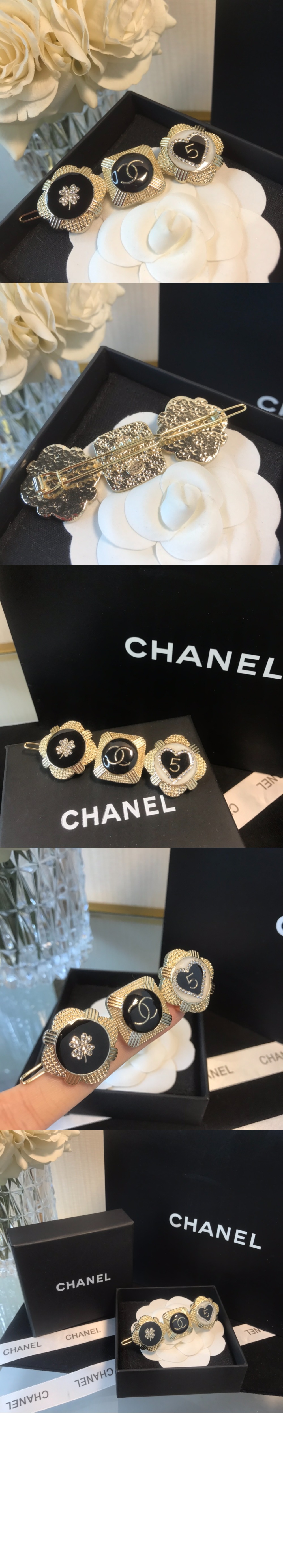 미러급레플리카사이트 | 명품레플리카 전문 쇼핑몰  | 퍼스트원 - 심볼릭 헤어핀 블랙 샴페인골드 AB6696 > 샤넬