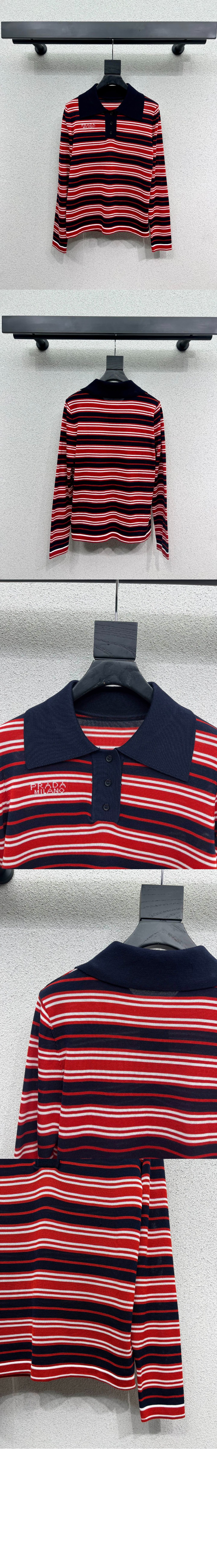 미러급레플리카사이트 | 명품레플리카 전문 쇼핑몰  | 퍼스트원 - 폴로 니트 톱 > 프라다