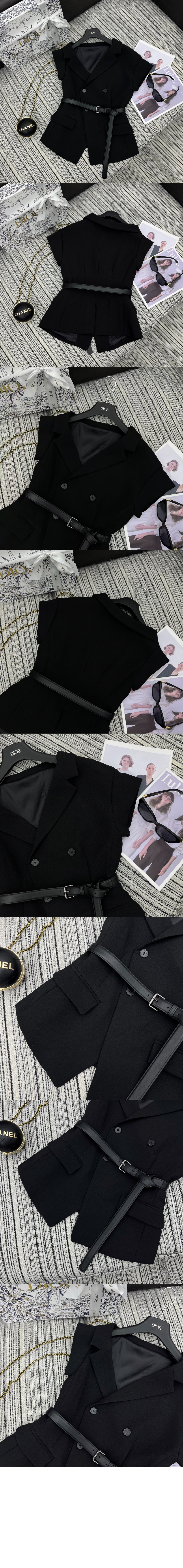 미러급레플리카사이트 | 명품레플리카 전문 쇼핑몰  | 퍼스트원 - 벨트 언발란스 반소매 재킷 > 디올