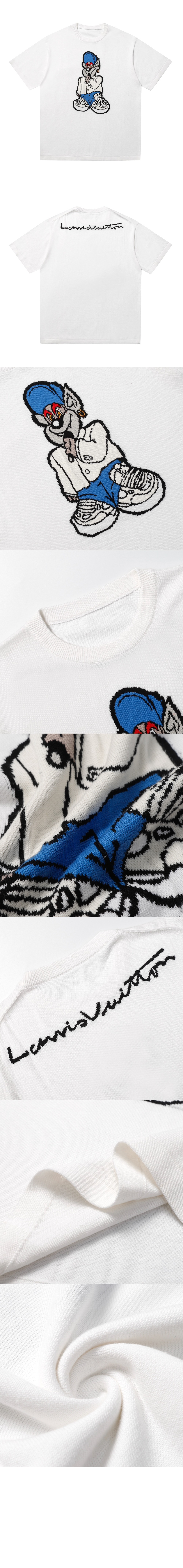 미러급레플리카사이트 | 명품레플리카 전문 쇼핑몰  | 퍼스트원 - 로고 프린트 반팔 > 루이비통