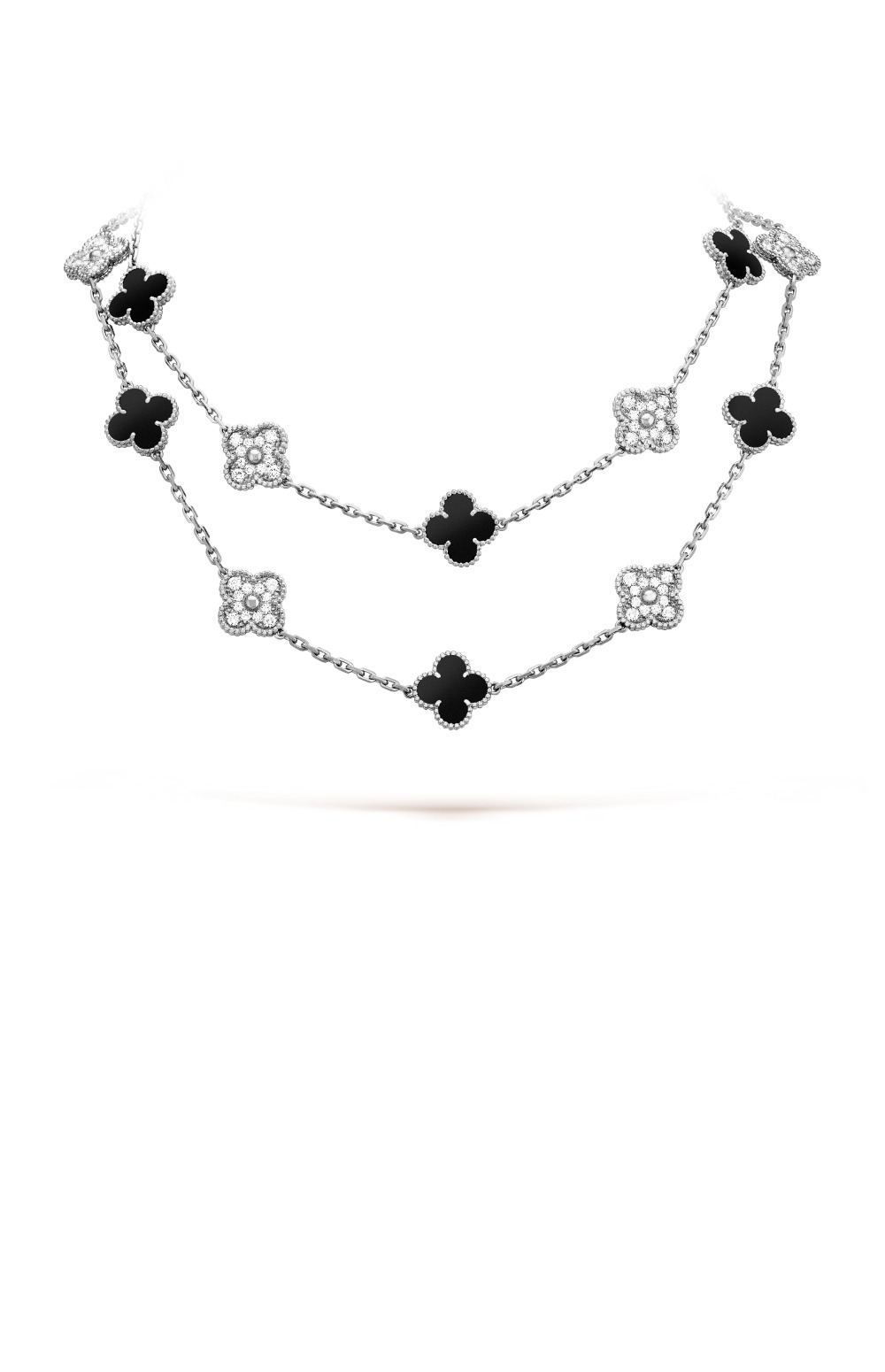 미러급레플리카사이트 | 명품레플리카 전문 쇼핑몰  | 퍼스트원 - 빈티지 알함브라 롱 네크리스 2R800 > 반클리프